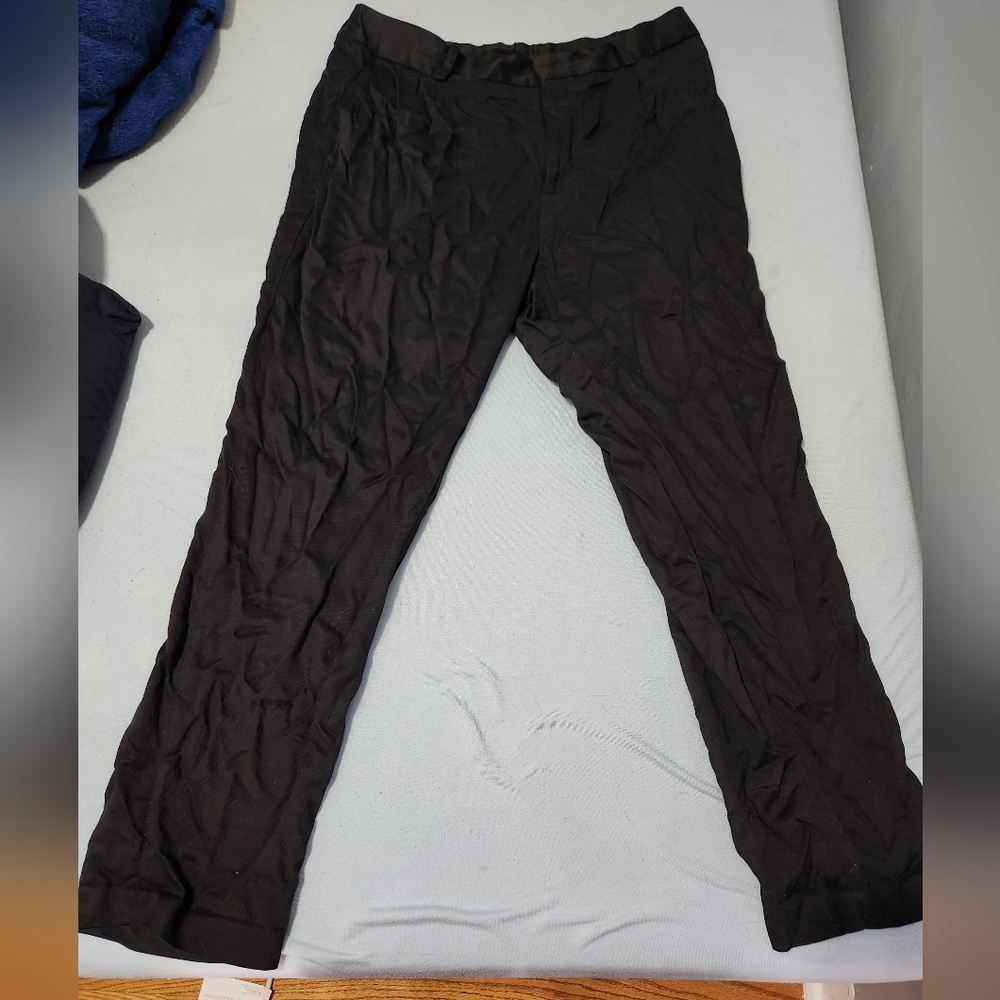 H&M super soft lyocell dress pants 36 regular fit black